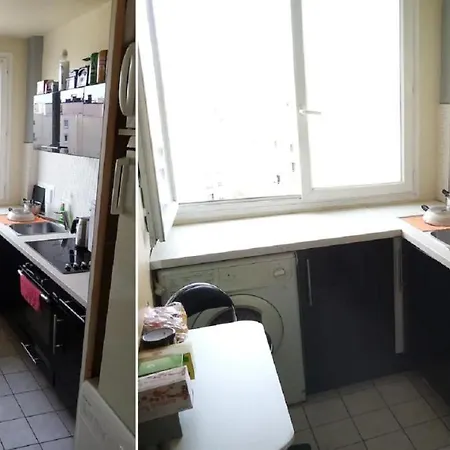 Habitación en casa particular Paris Porte D'italie - A Louer Avec Parking Et Vue Sur Paris